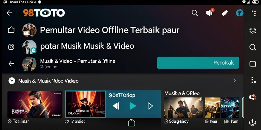 Tampilan antarmuka 98TOTO yang ramah pengguna dan menarik.