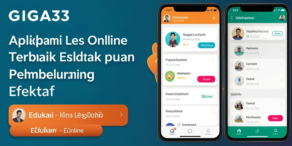 Antarmuka GIGA33 yang intuitif dan ramah pengguna.