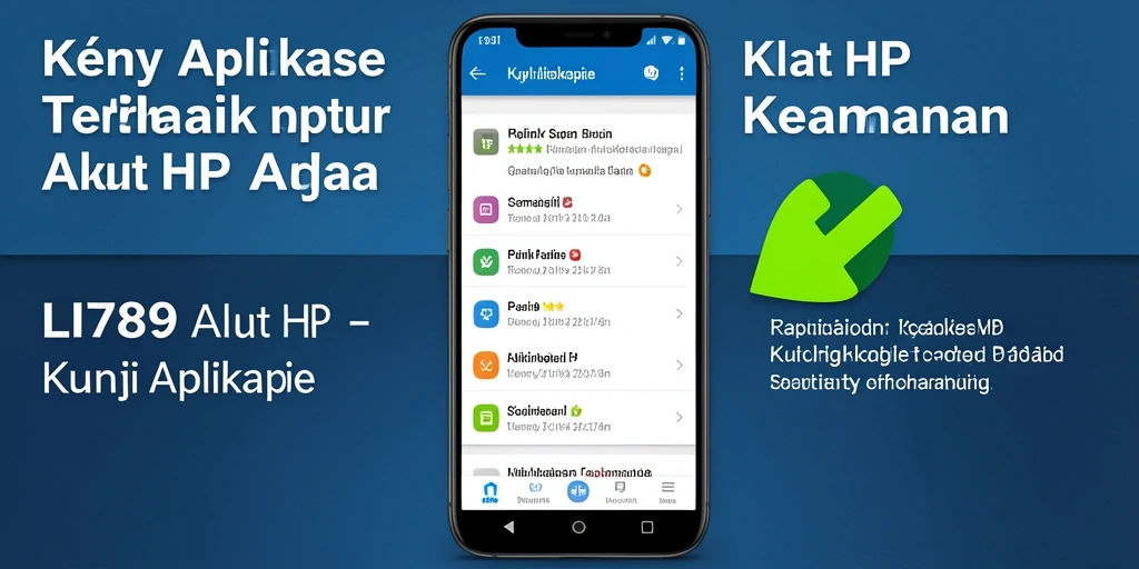 Antarmuka LI789 menampilkan fitur kunci aplikasi yang intuitif dan responsif.