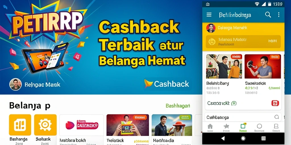 Screenshot PETIRRP menampilkan antarmuka Cashback yang menarik dan mudah digunakan.