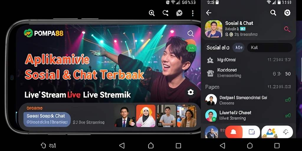 Antarmuka POMPA88 yang menarik untuk Live Streaming.