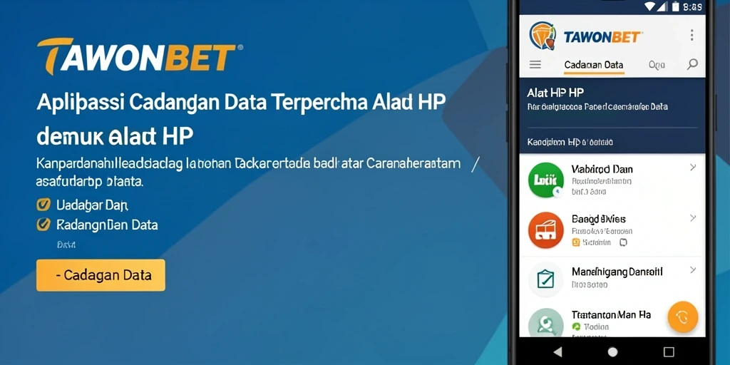 Tampilan antarmuka pengguna TAWONBET yang sederhana dan efisien.