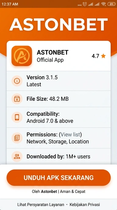Panduan Unduh APK Astonbet untuk Pengguna Android